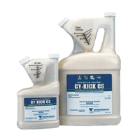 Cy-Kick CS Controlled Release Cyfluthrin is shown.